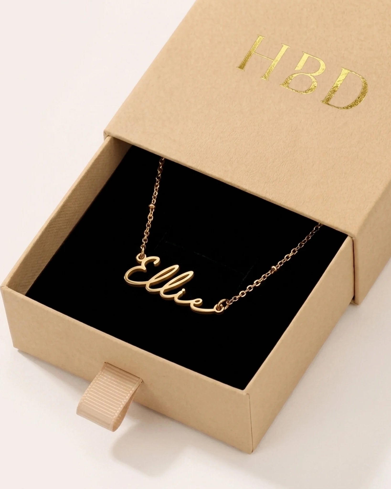 Ellie Name Necklace | 18ct Gold, Silver & Vermeil | Ready to Ship
