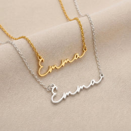 Emma Name Necklace | 18ct Gold, Silver & Vermeil | Ready to Ship
