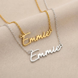 Emmie Name Necklace | 18ct Gold, Silver & Vermeil | Ready to Ship