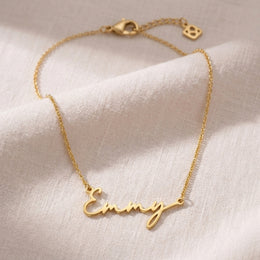 Emmy Name Necklace | 18ct Gold, Silver & Vermeil | Ready to Ship