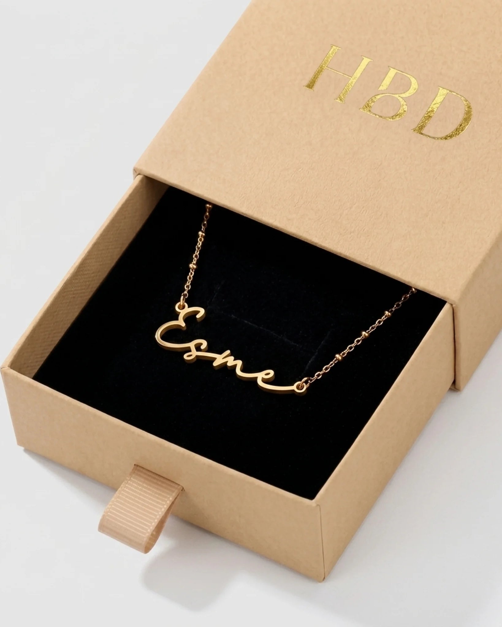 Esme Name Necklace | 18ct Gold, Silver & Vermeil | Ready to Ship