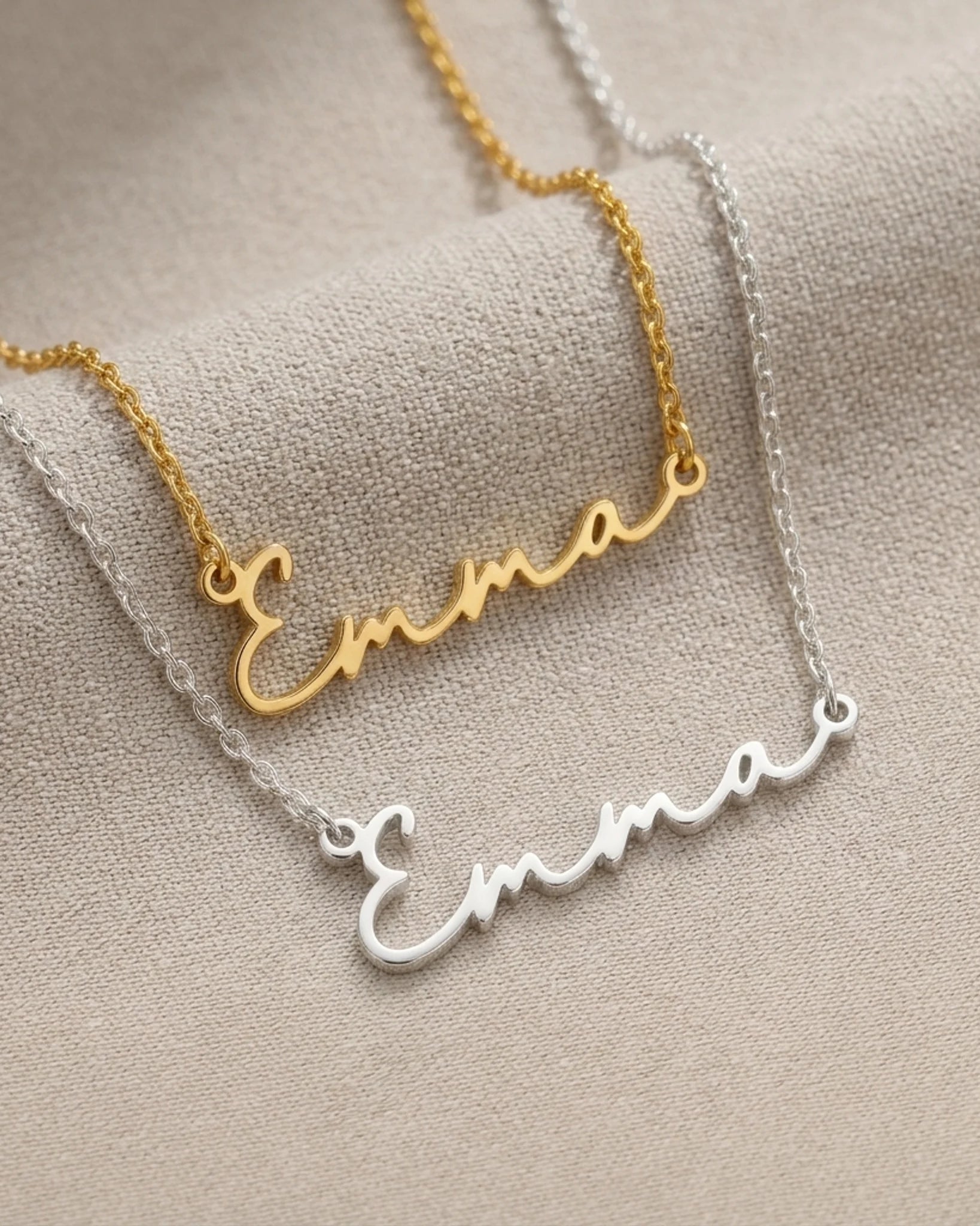Esme Name Necklace | 18ct Gold, Silver & Vermeil | Ready to Ship