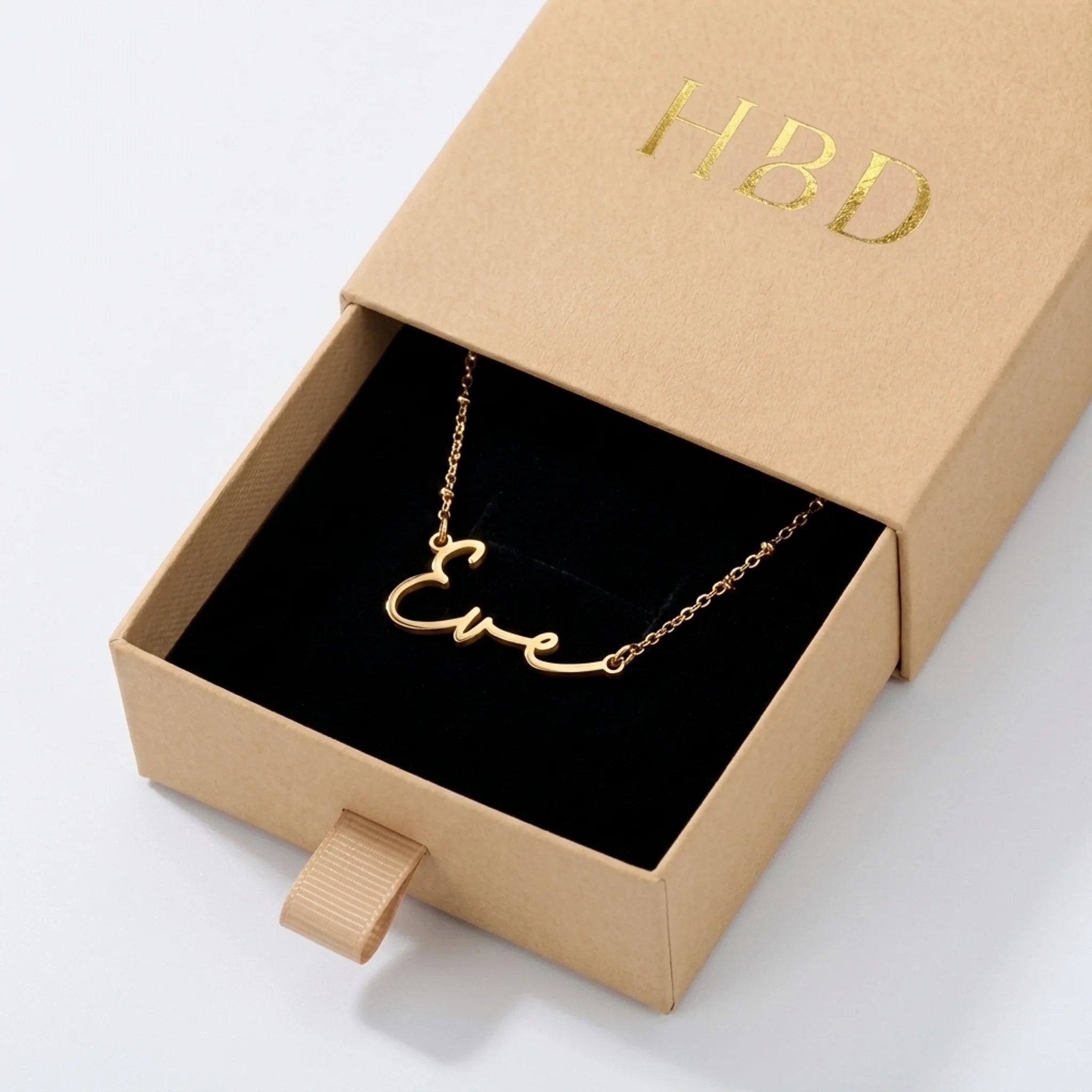 Eve Name Necklace | 18ct Gold, Silver & Vermeil | Ready to Ship