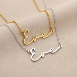 Eve Name Necklace | 18ct Gold, Silver & Vermeil | Ready to Ship