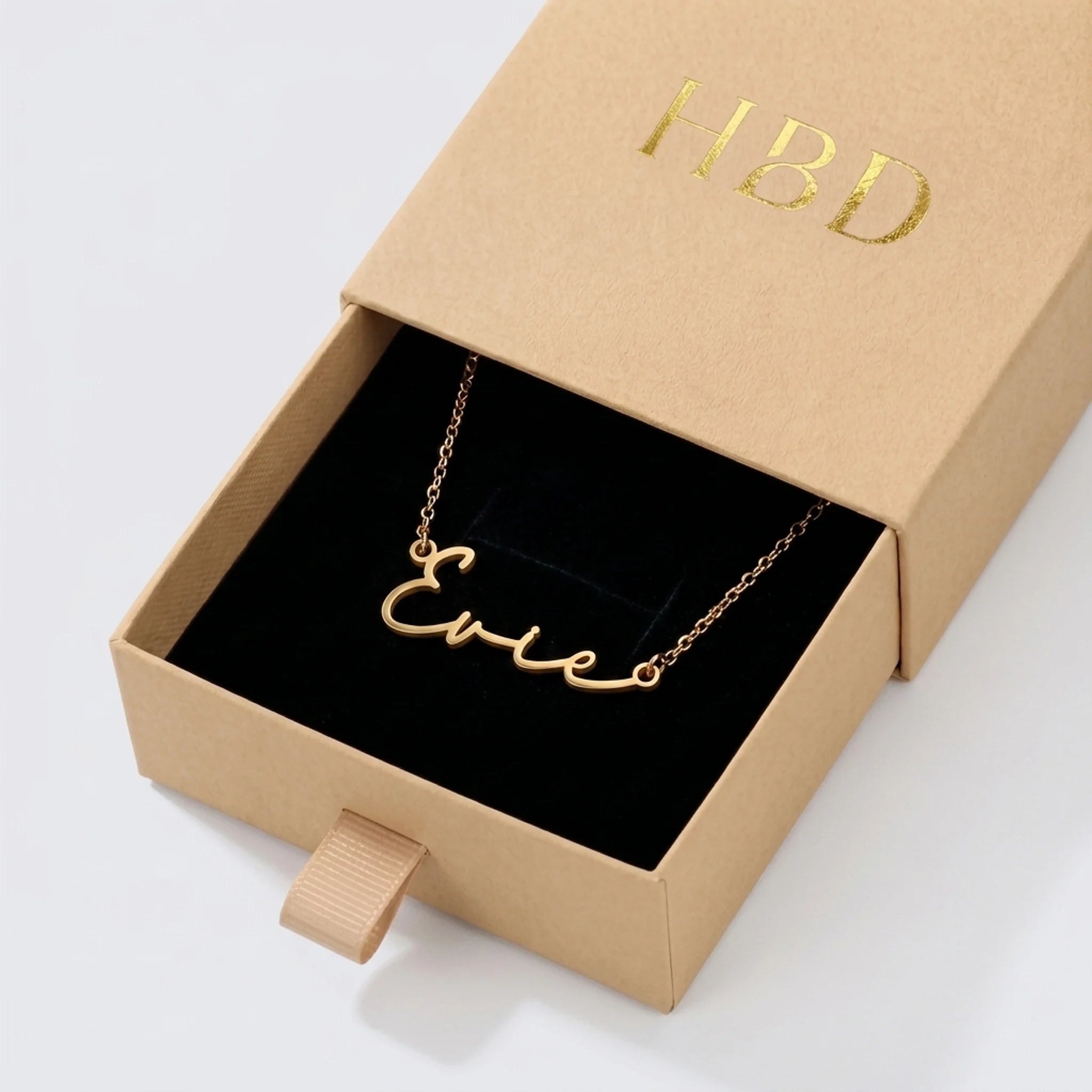Evie Name Necklace | 18ct Gold, Silver & Vermeil | Ready to Ship