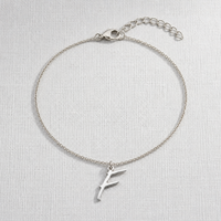 F Initial Bracelet
