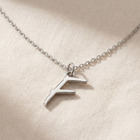 F Initial Necklace