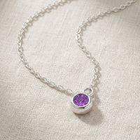 February Birthstone Necklace