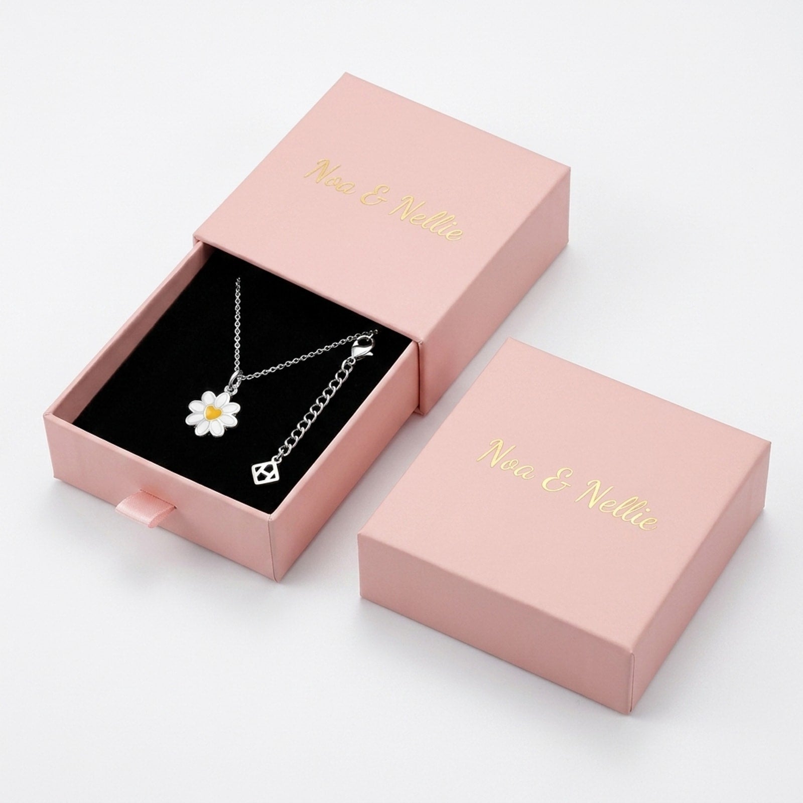 Flower Charm Necklace & Bracelet