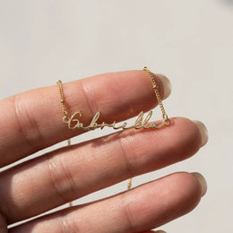 Gabriella Name Necklace | 18ct Gold, Silver & Vermeil | Ready to Ship