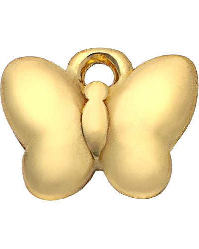 Charm Gold Butterfly Premium Charm Gigi & Maple Gold Butterfly Charm – 18ct Gold Pendant for Necklaces & Bracelets