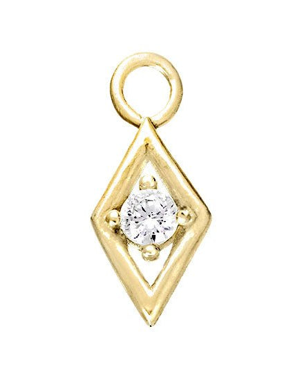 Gigi & Maple Diamond | Gold or Silver Add-On Charm - HBD