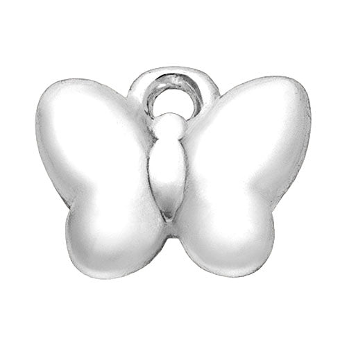 Charm Silver Butterfly Premium Charm Gigi & Maple Silver Butterfly Charm – Sterling Silver Pendant for Bracelets & Necklaces