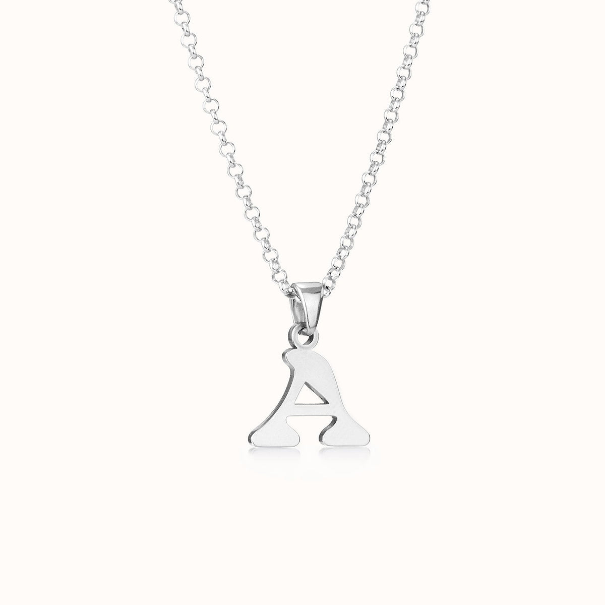 Custom Initial Necklace in Gold, Silver or Vermeil – Custom Letter Pendant by Gigi & Maple
