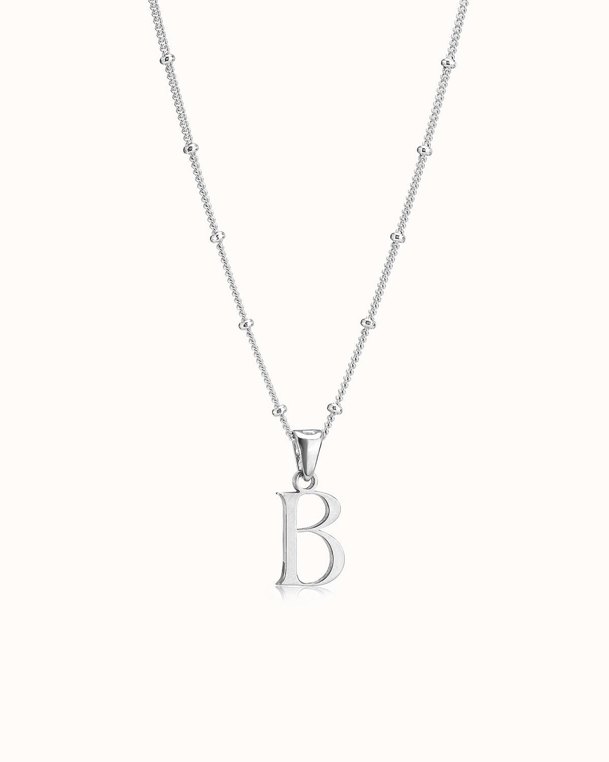 Necklace Initial Necklace by G&M Gigi & Maple Personalised Initial Necklace – Vermeil, Silver or Gold – Gigi & Maple Jewellery