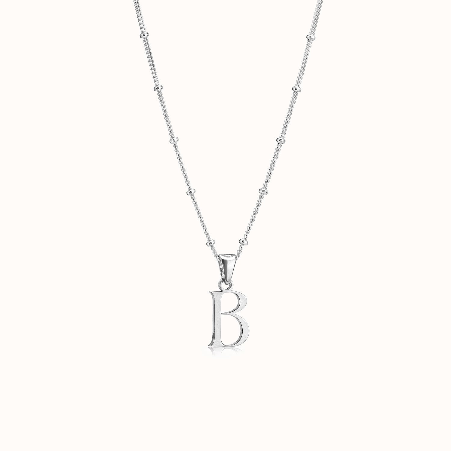 Necklace Initial Necklace by G&M Gigi & Maple Personalised Initial Necklace – Vermeil, Silver or Gold – Gigi & Maple Jewellery