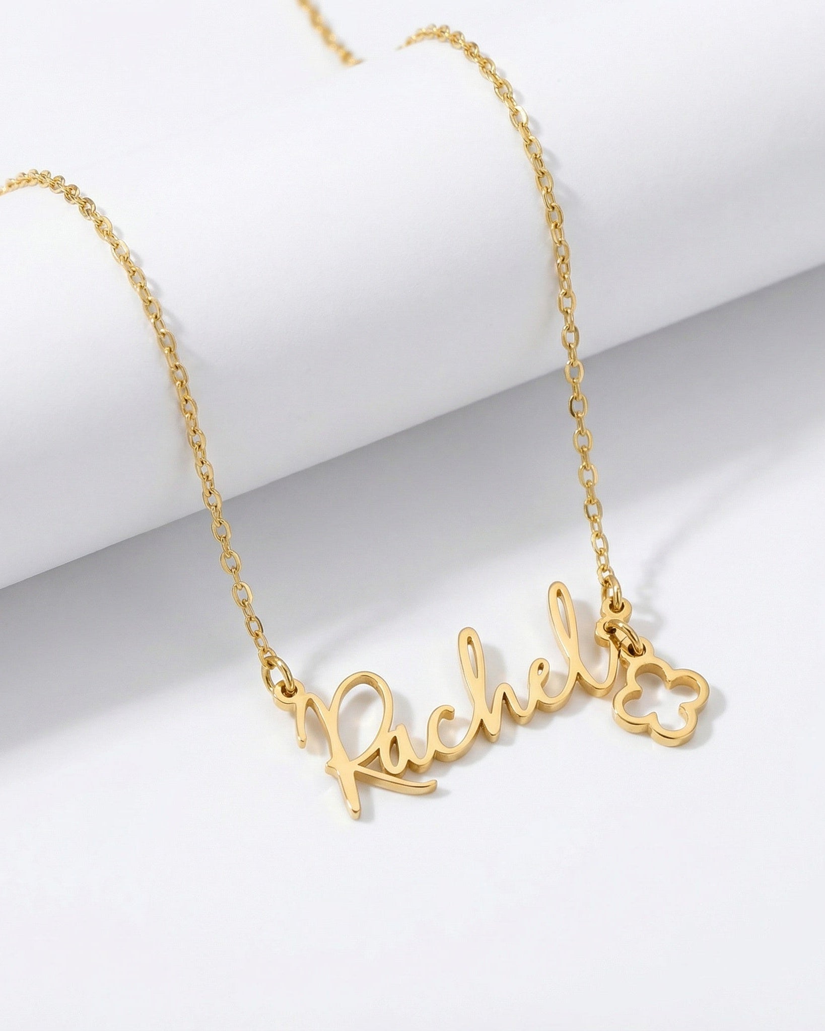 Necklace Multi Name Necklace by G&M Gigi & Maple Personalised Multi-Name Necklace – 1 to 5 Custom Names in Gold, Silver or Vermeil by Gigi & Maple
