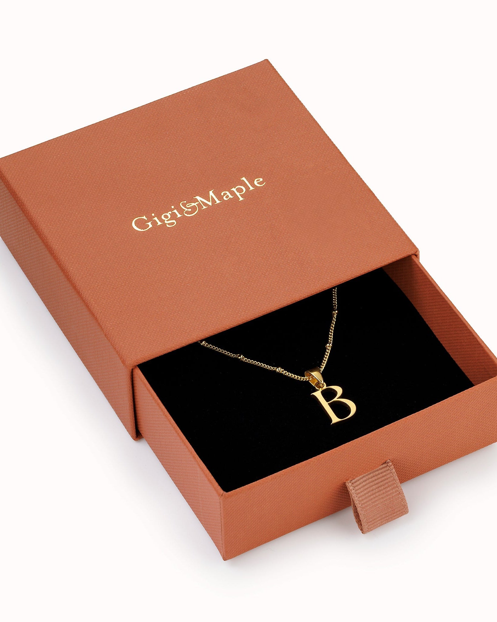 Solid Silver / Style 1 / 16–18" with 2" extender Necklace Custom Initial Necklace by G&M Gigi & Maple Custom Initial Necklace in Gold, Silver or Vermeil – Custom Letter Pendant by Gigi & Maple