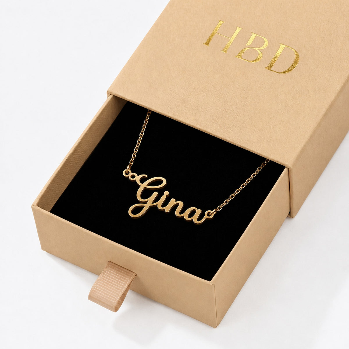 Gina Name Necklace | 18ct Gold, Silver & Vermeil | Ready to Ship
