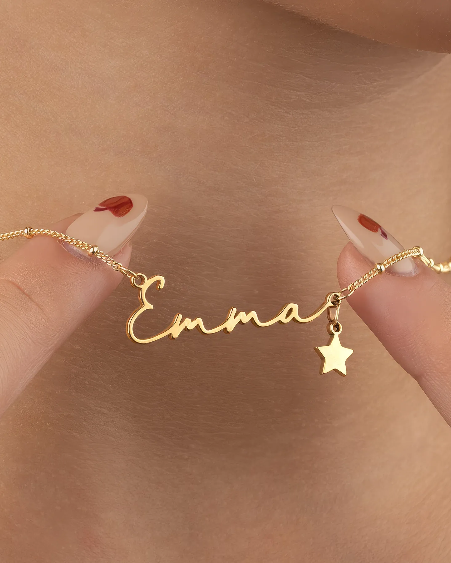 Personalised Name Necklace | Gold, Silver, Vermeil & Platinum