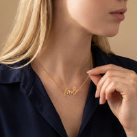 Personalised Mrs Necklace