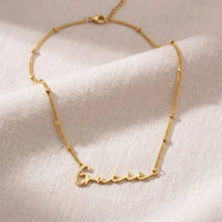 Collar con el nombre de Gracie