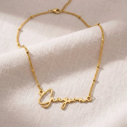 Grayson Name Necklace | 18ct Gold, Silver & Vermeil | Ready to Ship