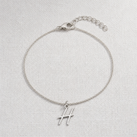 H Initial Bracelet