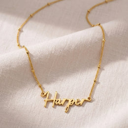 Harper Name Necklace | 18ct Gold, Silver & Vermeil | Ready to Ship