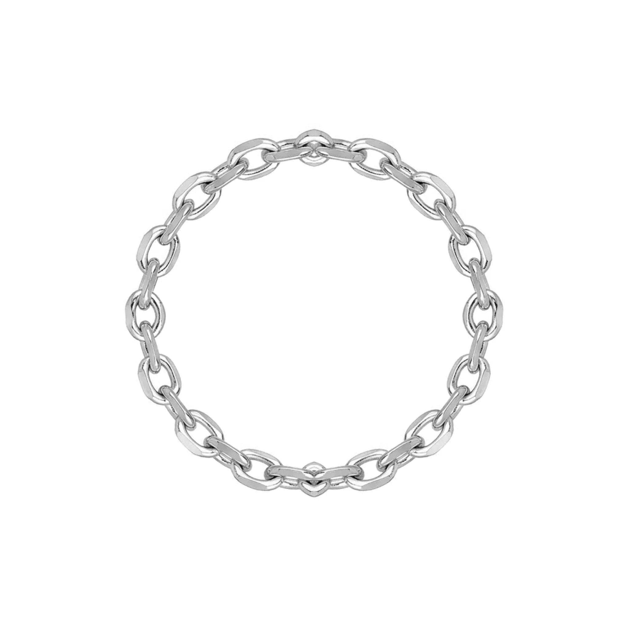 Anchor Chain Necklace in 18ct Gold or Sterling Silver – 14" to 20" Sizes