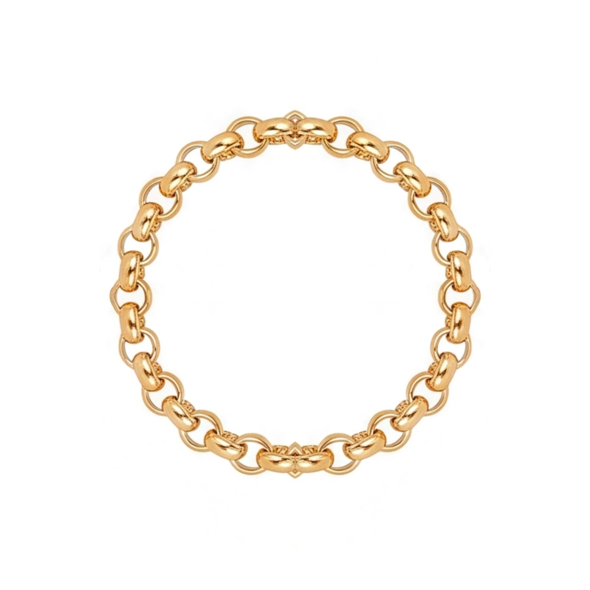 Belcher Chain Necklace in 18ct Gold or Sterling Silver – 14" to 20" Lengths
