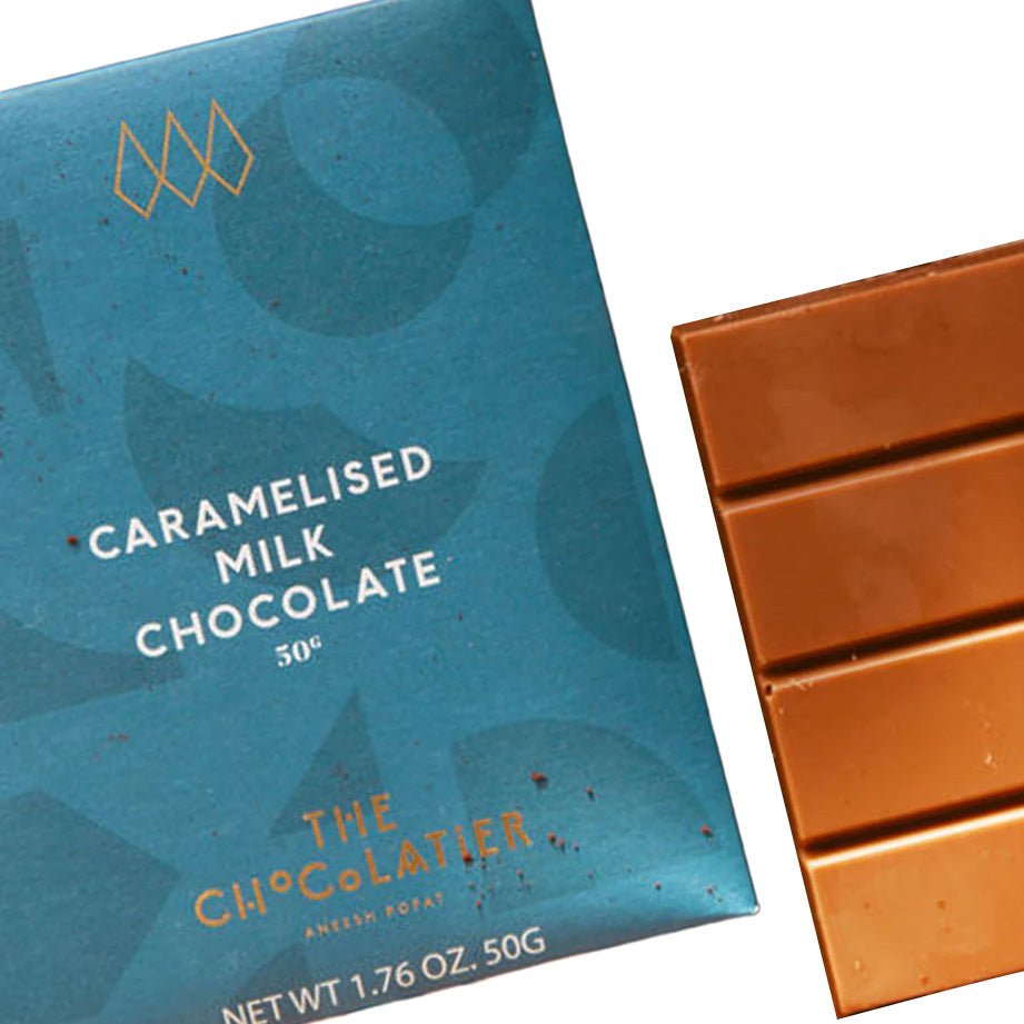 Caramelised Milk Chocolate Bar 50g – Smooth Dulce de Leche Flavour