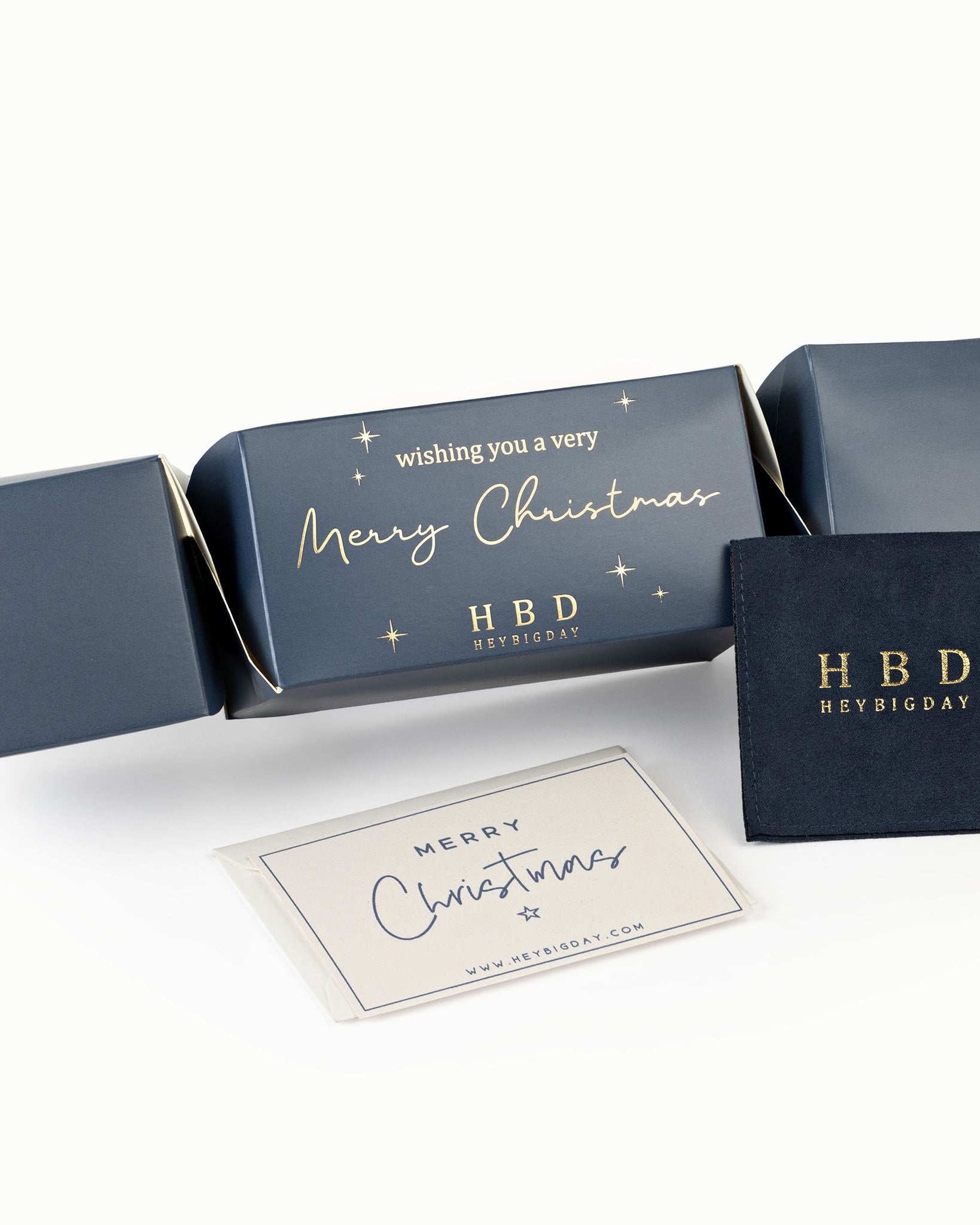 Gift Wrapping Christmas Cracker Gift Wrap HBD Christmas Cracker Gift Wrapping – Festive Jewellery Pouch & Card | HeyBigDay