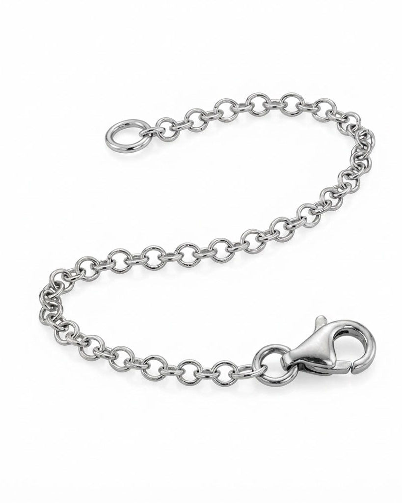 Necklace Silver 4 Inch Chain Extender HBD Silver 4 Inch Chain Extender