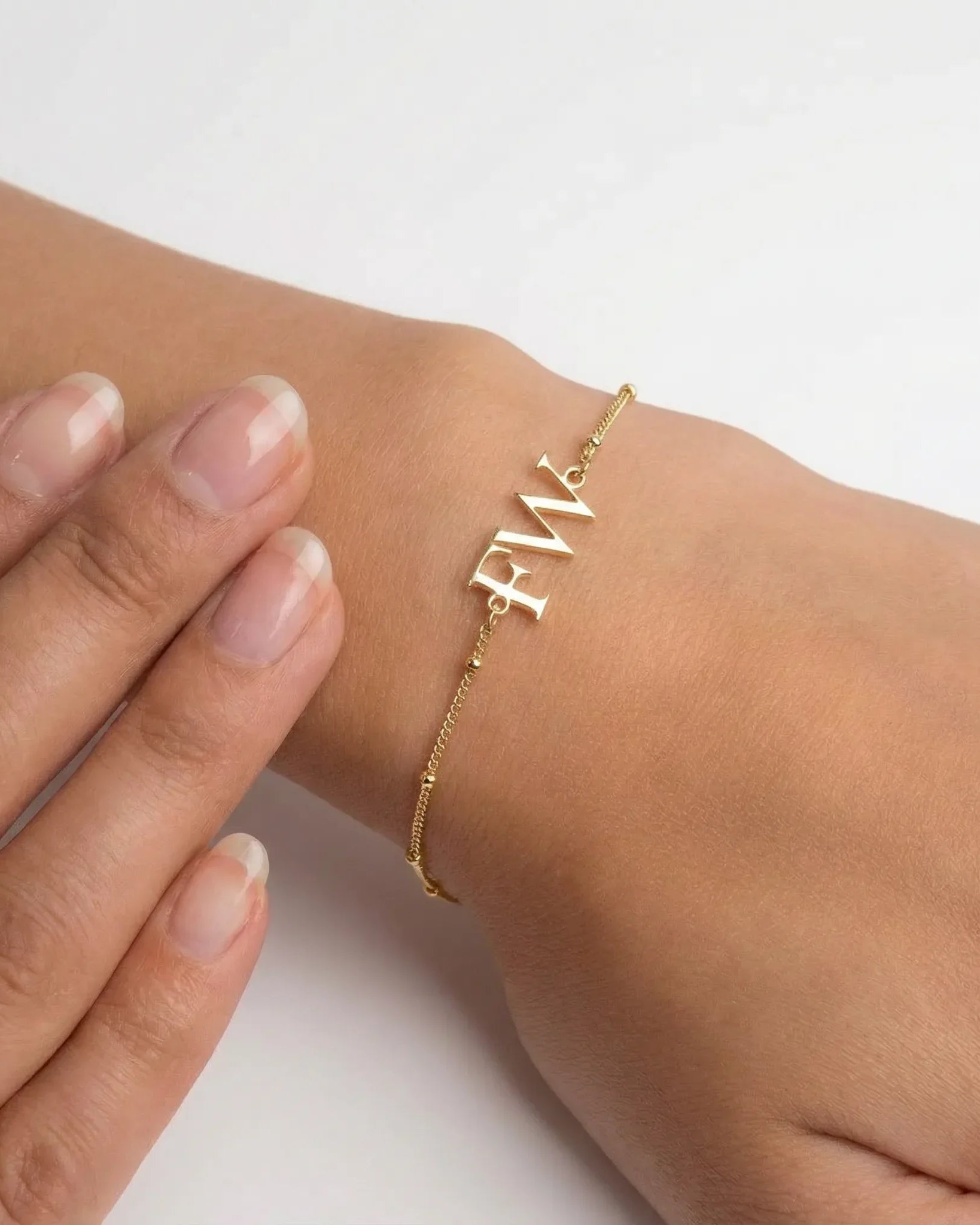 HeyBigDay Bracelet Double Letter Initials Bracelet