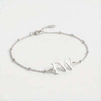 Double Letter Initials Bracelet