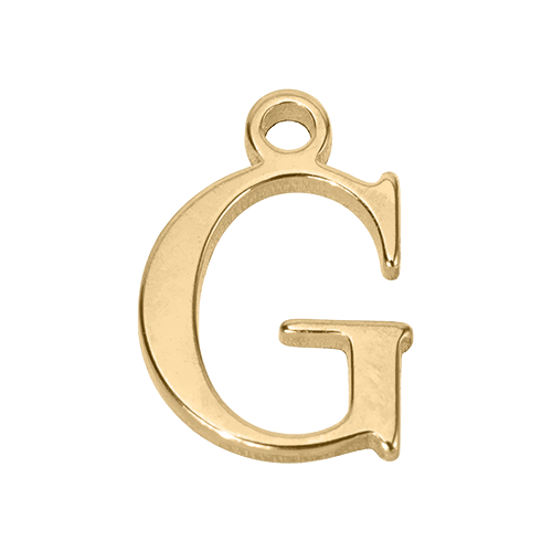 Charm G Gold Letter Charm HBD G Gold Letter Charm
