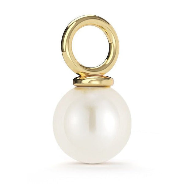 Pearl | Gold or Silver Add-On Charm - HBD