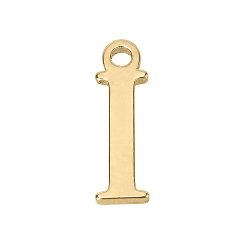 I Initial | Gold or Silver Add-On Charm - HBD