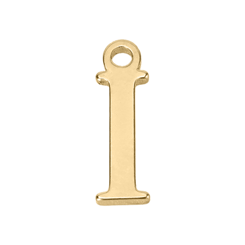 I Initial | Gold or Silver Add-On Charm - HBD