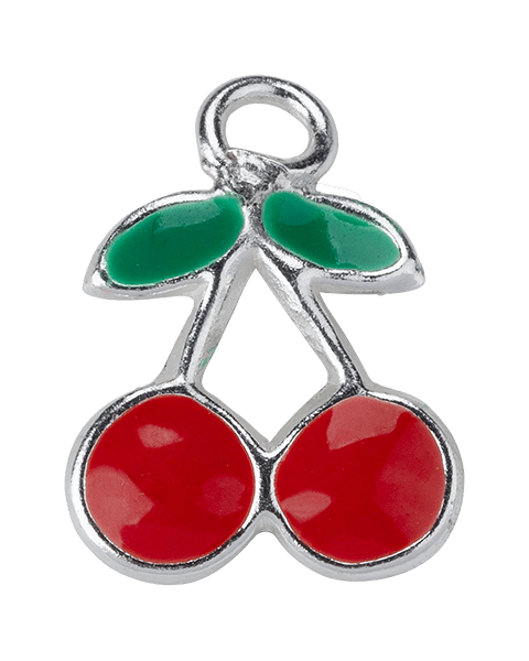 Kids Cherry | Silver Add-On Charm - HBD