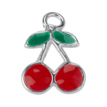 Cherry Charm - silver