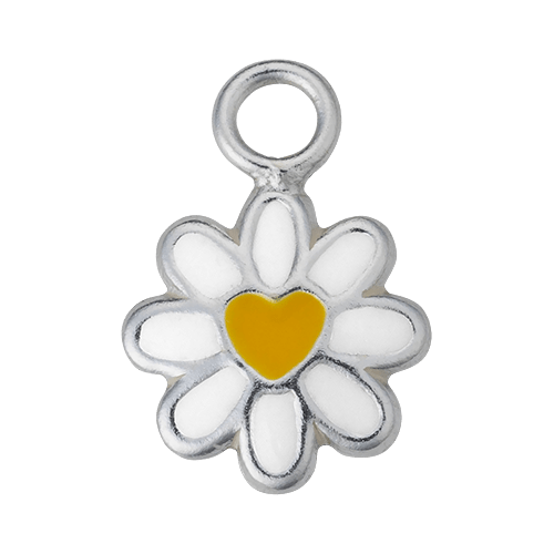 _C-SILVER-FLOWER-CHARM Charm Silver Flower Charm HBD Silver Flower Charm