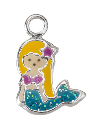 _C-SILVER-MERMAID-CHARM Charm Silver Mermaid Charm HBD Silver Mermaid Charm
