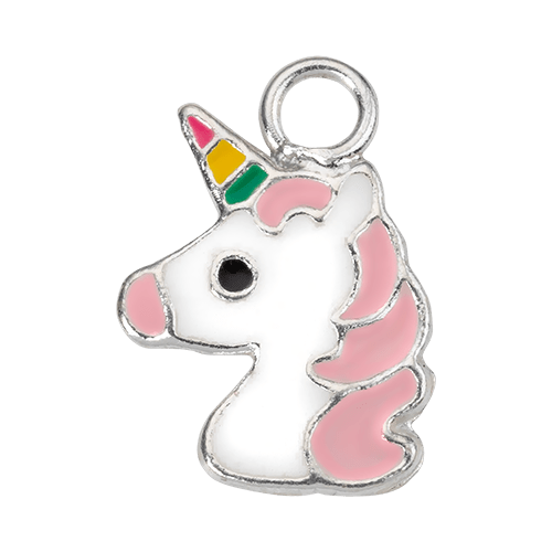 _C-SILVER-UNICORN-CHARM Charm Silver Unicorn Charm HBD Silver Unicorn Charm