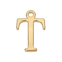 T Gold Pendant