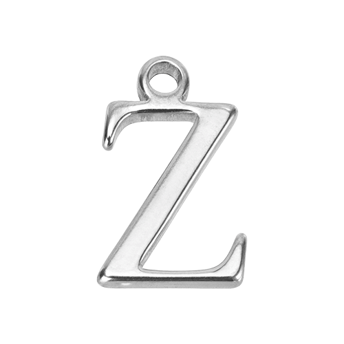 Charm Z Silver Letter Charm HBD Z Silver Letter Charm