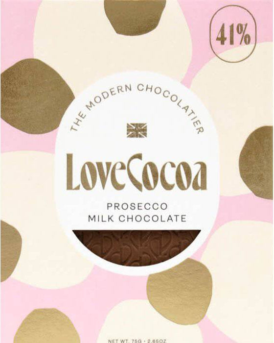 Extra Prosecco & Popping Candy Milk Chocolate Bar HBD Prosecco & Popping Candy Milk Chocolate Bar