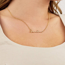 Grandma Necklace in 18ct Gold or Sterling Silver with 3 Chain Styles