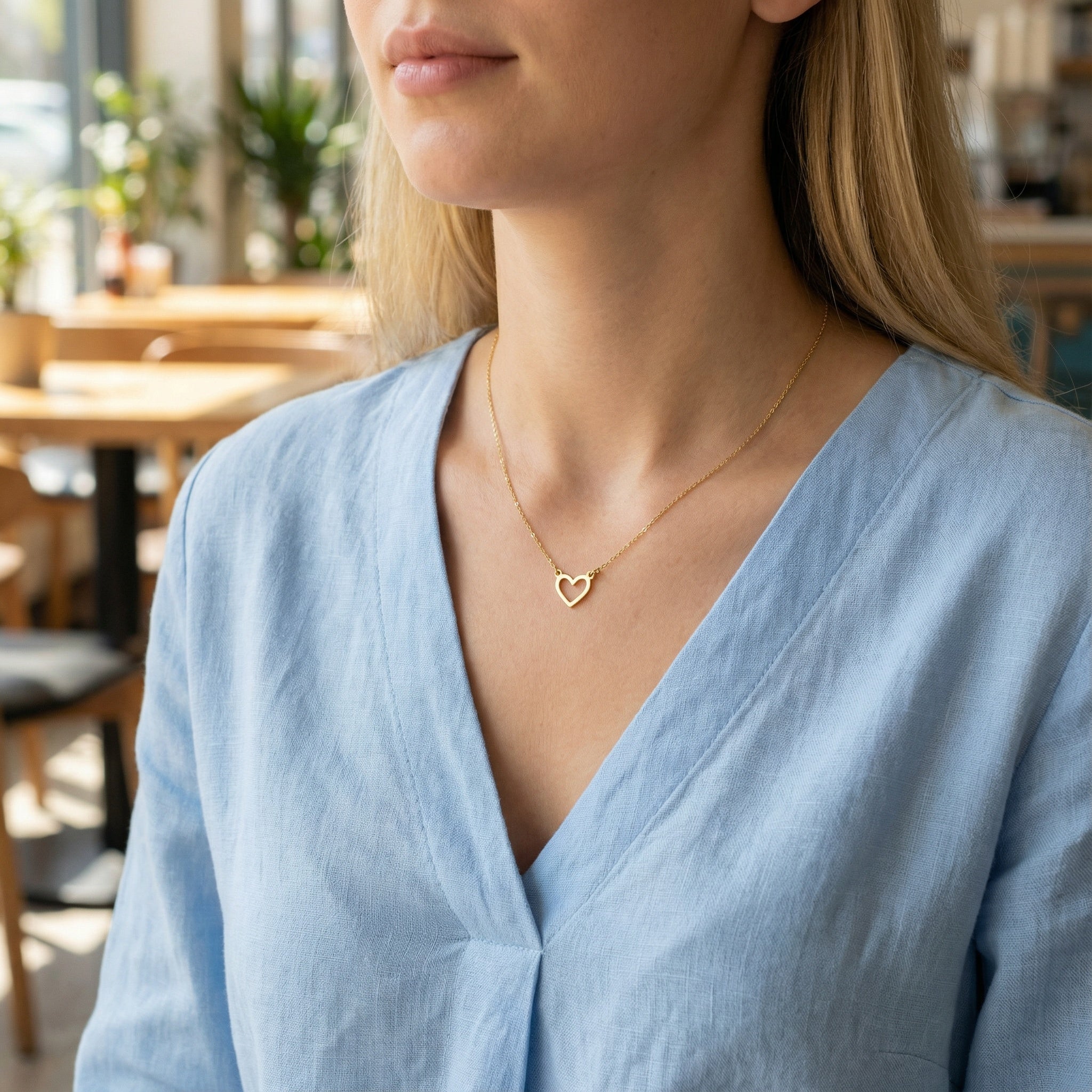 HeyBigDay Necklace Heart Necklace